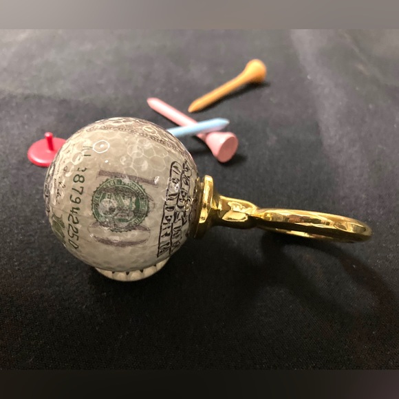 💵 💯 Benjamin Federal Reserve banknote golf ball bottle opener! Great gift idea! - Picture 7 of 10